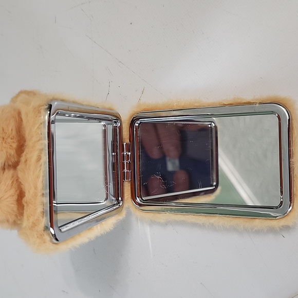 Labubu Inspired Plush Bag Charm Compact Mirror - Picture 4 of 5